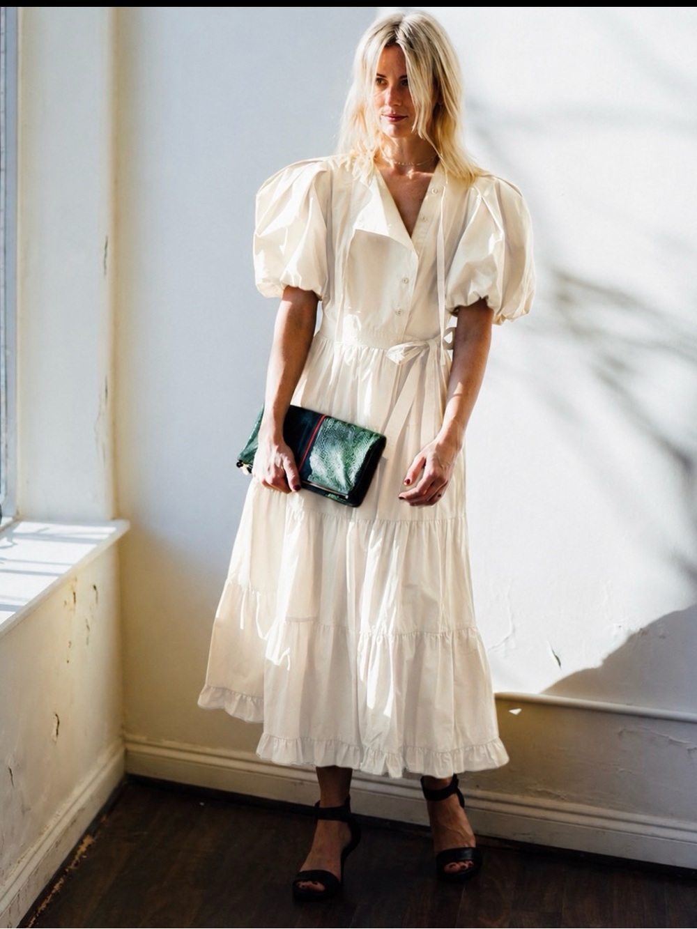ULLA Johnson Agatha dress in cream size 4
